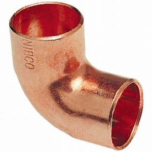 1-1/2 in. Copper Pressure 90-Degree Cup x Cup Elbow Fitting