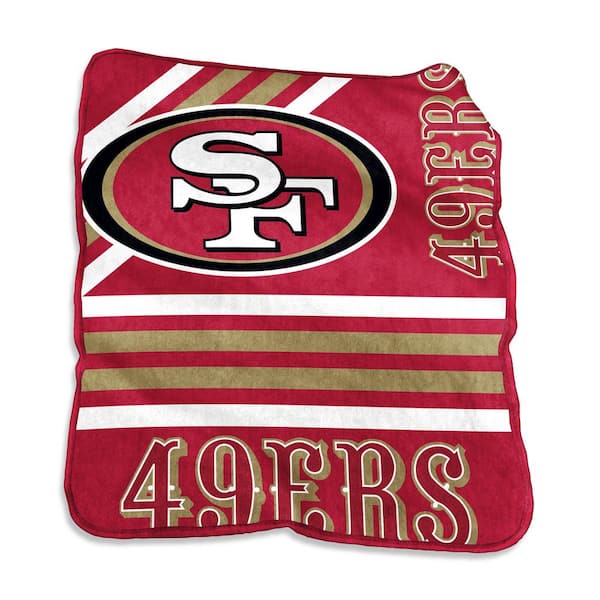logobrands San Francisco ers Multi-Colored Raschel Throw