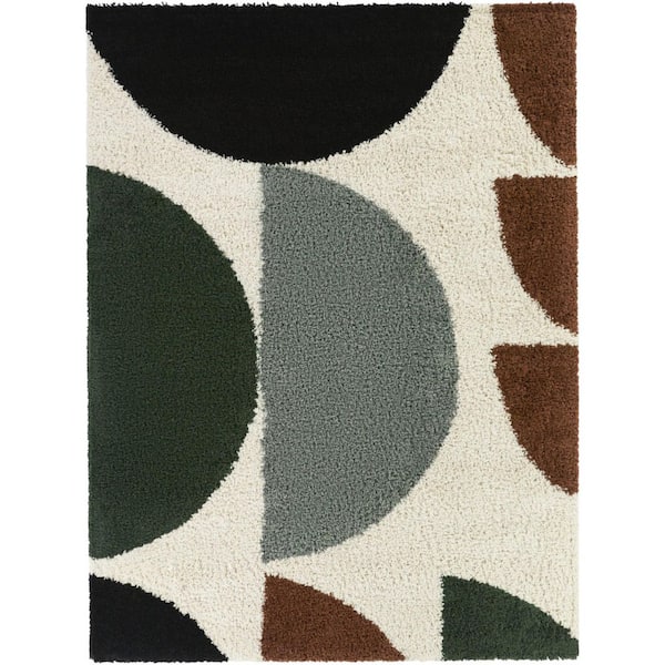 Dalton Blue/Green 8 ft. x 10 ft. Area Rug