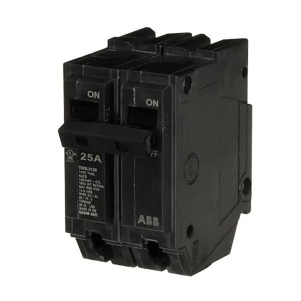 25 Amp 1 in. Double-Pole Circuit Breaker (THQL2125A)