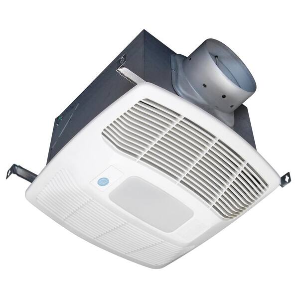Air King White 150 CFM Single Speed Motion and Humidity Sensing 0.6 Sone Ceiling Exhaust Bath Fan with LED Light, ENERGY STAR*
