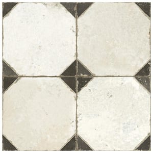 Kings Yard Nero 17-5/8 in. x 17-5/8 in. Ceramic Floor and Wall Tile (10.95 sq. ft./Case)