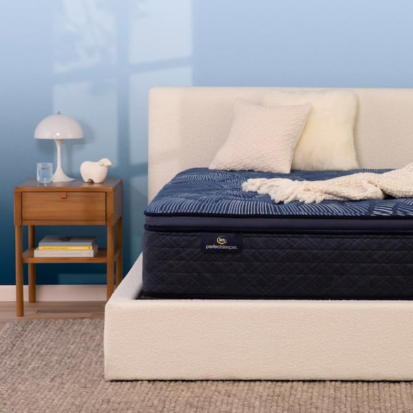 Perfect Sleeper Oasis Sleep Full Plush Pillow Top 15.0 in. Mattress Set with 9 in. Foundation