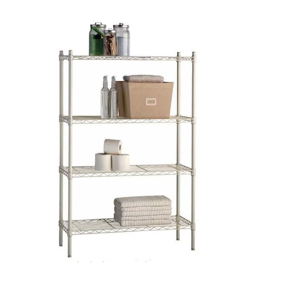 4 Shelf Heavy Duty Storage Shelving Steel Organizer Wire Rack 36L X 14W X 54h