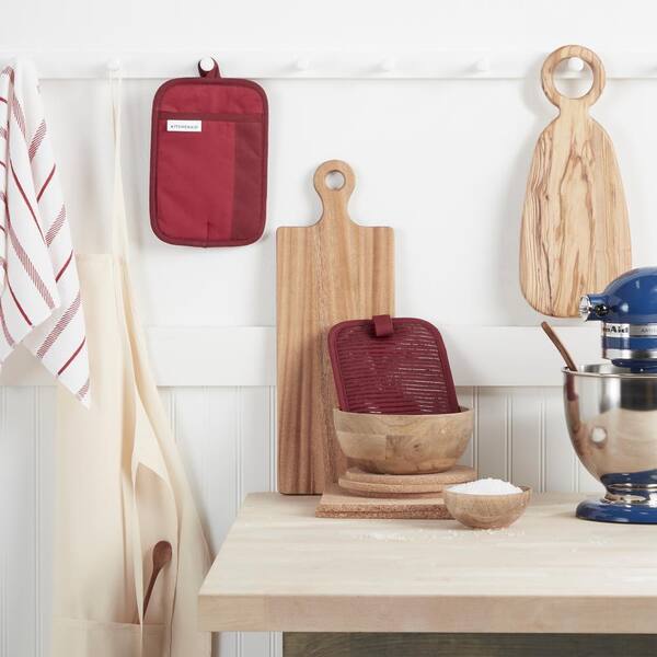 KitchenAid 2pk Cotton Beacon Pot Holders Tan