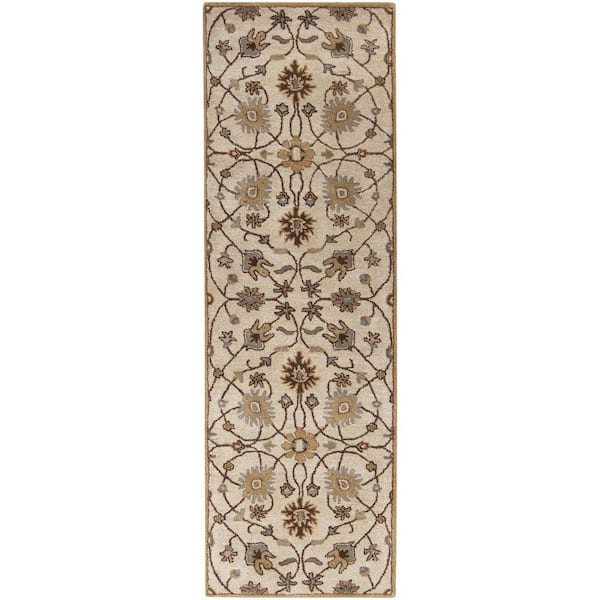 Artistic Weavers Albi Taupe 2 ft. 6 in. x 8 ft. Indoor Rug Runner