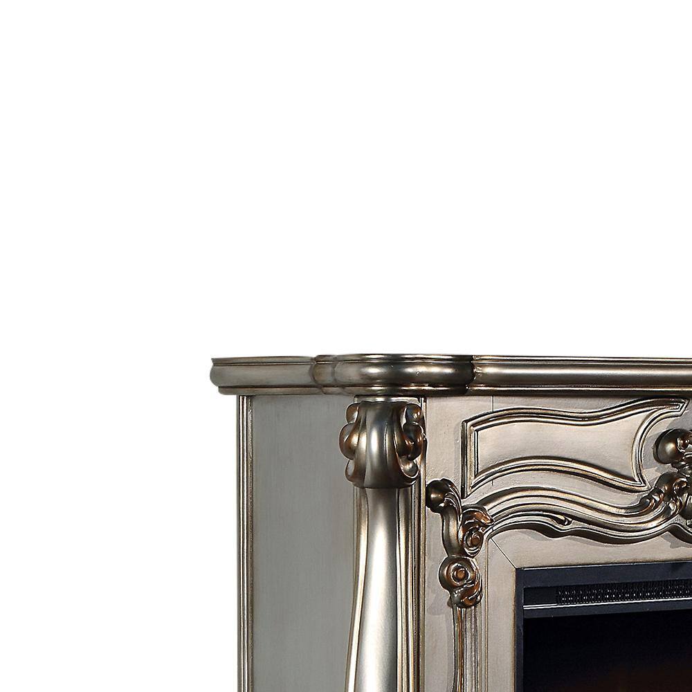 Versailles Antique Platinum 47" Electric Fireplace with Safety Technology