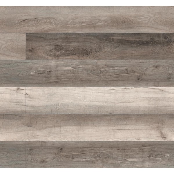 Home Decorators Collection Woodland Mave 7.13 in. W x 48.03 in. L Rigid Core Click Lock Luxury Vinyl Plank Flooring (23.77 sq. ft./case)