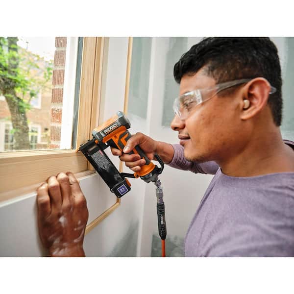 RIDGID Pneumatic 23-Gauge 1-3/8 in. Headless Pin Nailer with Dry