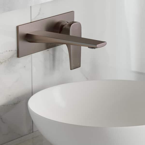 Swiss Madison Monaco Single-Handle Wall Mounted Bathroom Faucet in Oil Rubbed Bronze