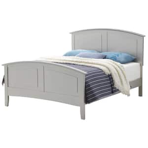 Hammond Silver Champagne Full Panel Bed with Curved Top Rail