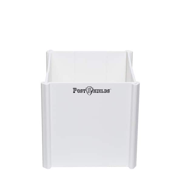 Post Shields 3.5 in. x 3.5 in. x 4 in. H Post Wrap in Black