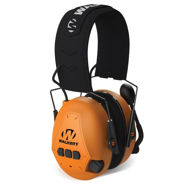 Walkers Game Ear Passive Bluetooth Muff Blaze in Orange