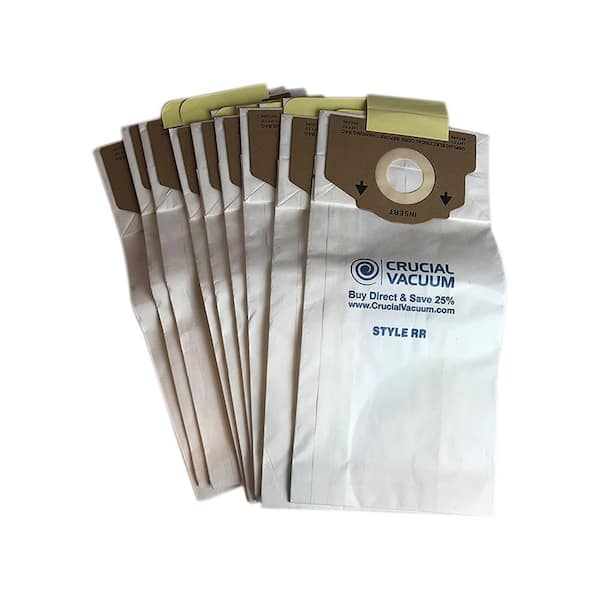 9 Replacements Eureka RR Paper Vacuum Bags Part # 61115 61115a & 61115b for sale online 