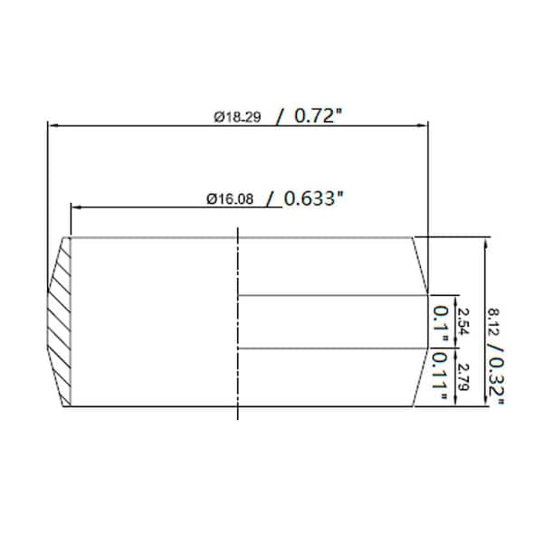 5/8 in. Compression Brass Sleeve Fittings (3-Pack)