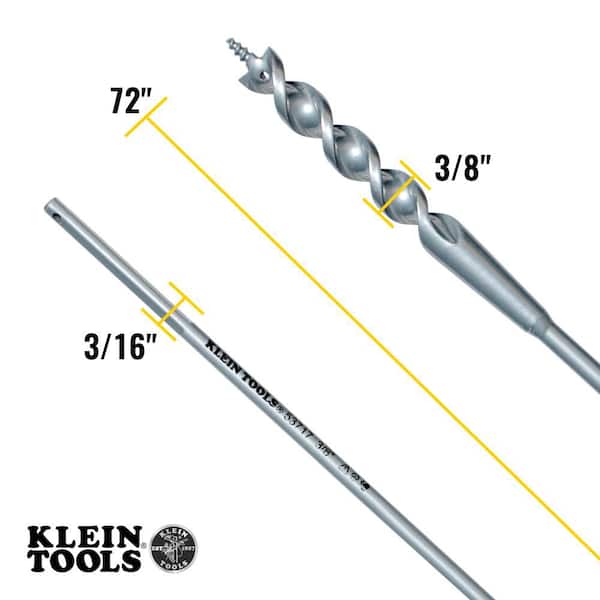 3/8 in. x 72 in. Flex Auger Bit