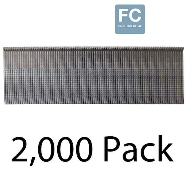 2 in. Leg 16-Gauge Steel Flooring Cleats 2 Boxes (1,000 per Box)