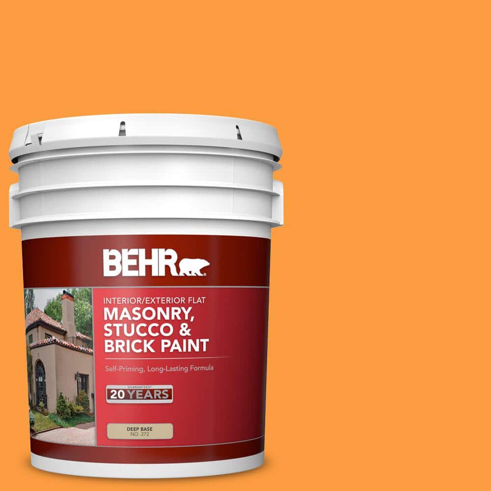 5 gal. #P240-6 Exotic Blossom Flat Interior/Exterior Masonry, Stucco and Br