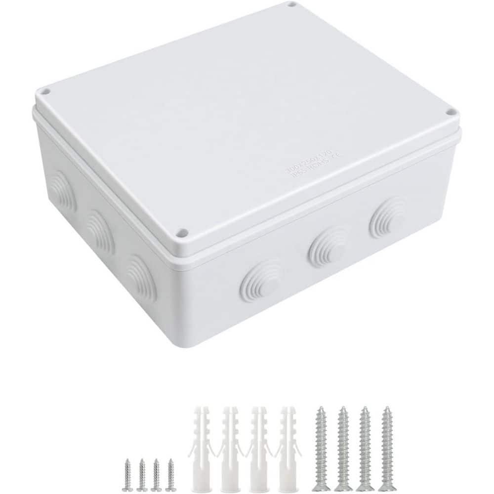 4.7 in. D x 9.8 in. W x 11.8 in. H ABS Plastic Dustproof Waterproof Electri