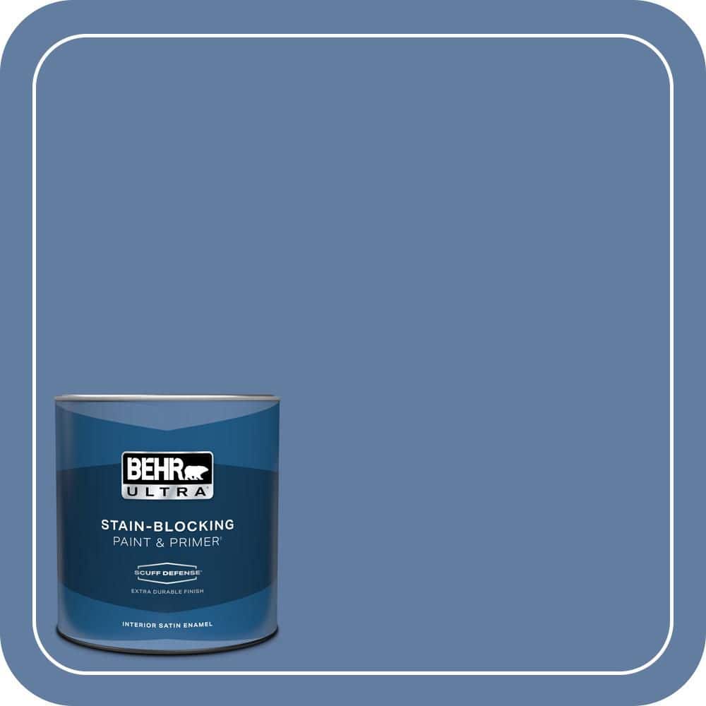 1 qt. #600D-6 Blueberry Patch Extra Durable Satin Enamel Interior Paint & Primer price history on PriceWatchPro