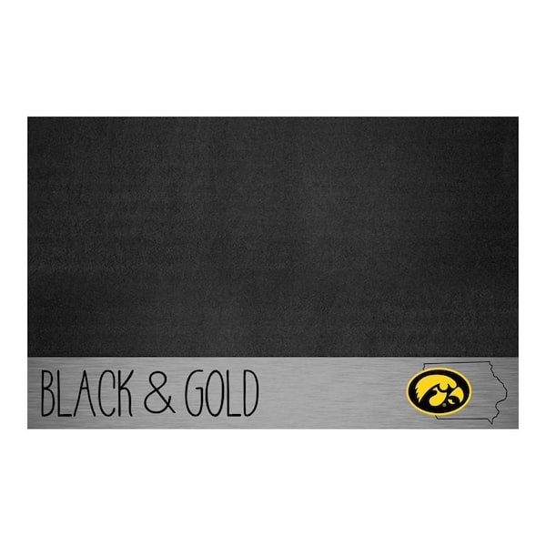 FANMATS Iowa Hawkeyes Southern Style Vinyl 42 in. Grill Mat