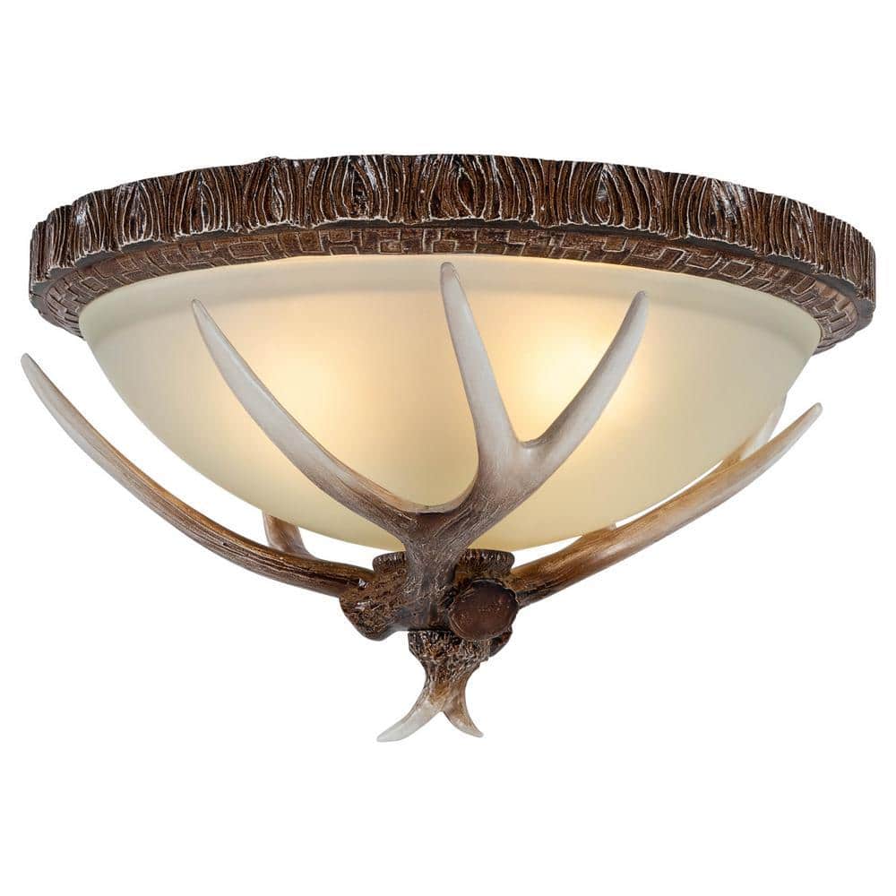 brown-flush-mount-ceiling-