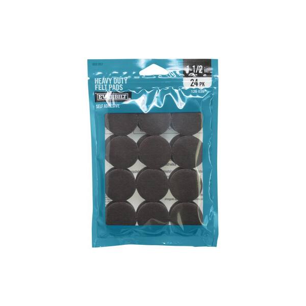 Everbilt 3/8 in White Round Medium Duty Self-Adhesive Felt Pads (75-Pack)  49957 - The Home Depot