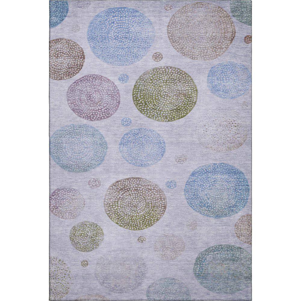 Mayfield Premium Machine Washable Abstract AMF1897 Lavender 10 ft. x 14 ft. Area Rug price history on PriceWatchPro
