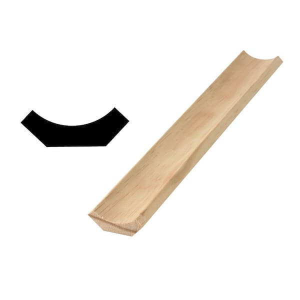 Woodgrain Millwork WM 86 - 9/16 in. x 1-5/8 in. Solid Pine Cove/Inside Corner Moulding