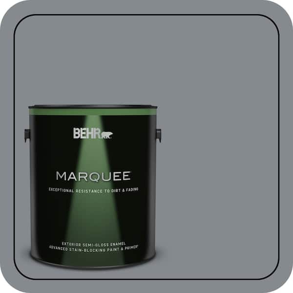 BEHR MARQUEE 1 gal. #PPU26-21 Overcast Semi-Gloss Enamel Exterior Paint & Primer