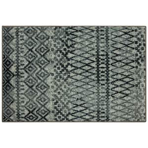 Prale Grey 2 ft. x 3 ft. Moroccan Area Rug
