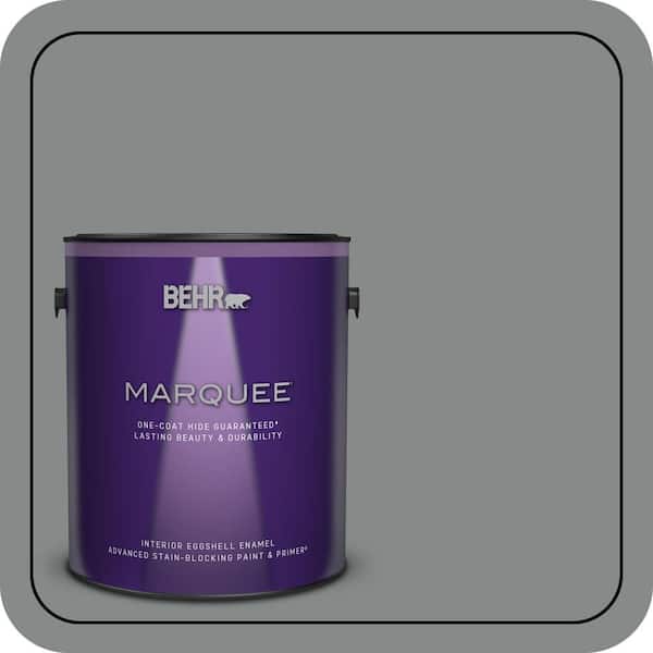BEHR MARQUEE 1 gal. #N460-5 Slate Rock One-Coat Hide Eggshell Enamel Interior Paint & Primer