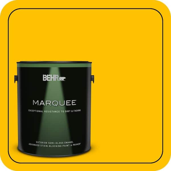 BEHR MARQUEE 1 gal. #360B-7 Center Stage Semi-Gloss Enamel Exterior Paint & Primer