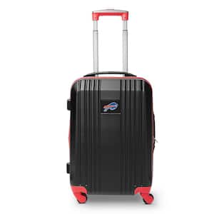 NFL Buffallo Bills Red 21 in. Hardcase 2-Tone Luggage Carry-On Spinner Suitcase