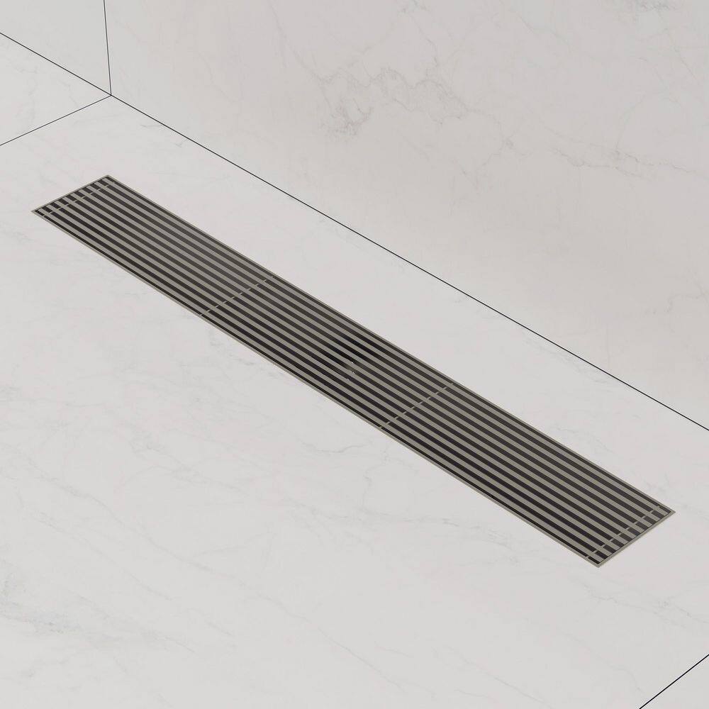 Waterfall 3-Hole Sink Faucet 8 in. Widespread Double Handle Bathroom Faucet in Brushed Nickel Shower Drain price history on PriceWatchPro
