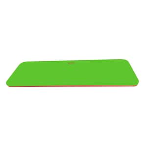 75.5 in. L x 23.6 in. W Reversible Foam Floating Water Pool Float Pad Lounger Mat (Hot Pink/Green)