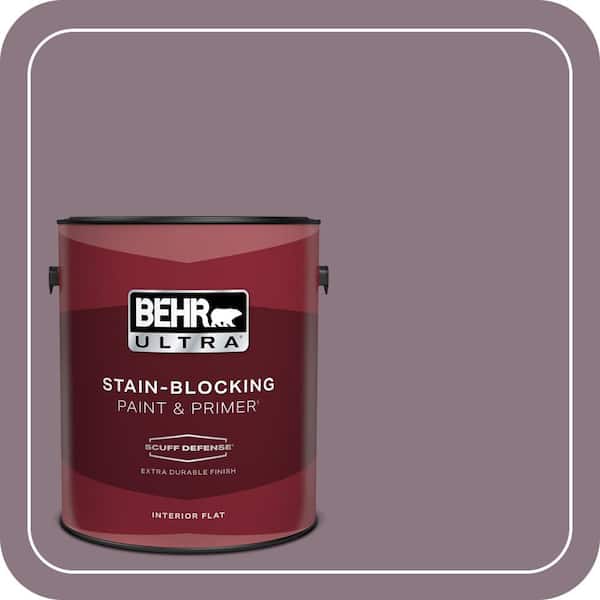 BEHR ULTRA 1 gal. #BNC-20 Purple Rubiate Extra Durable Flat Interior Paint & Primer
