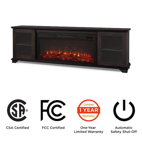 Real Flame Benjamin 81 Freestanding Wood Electric Fireplace TV