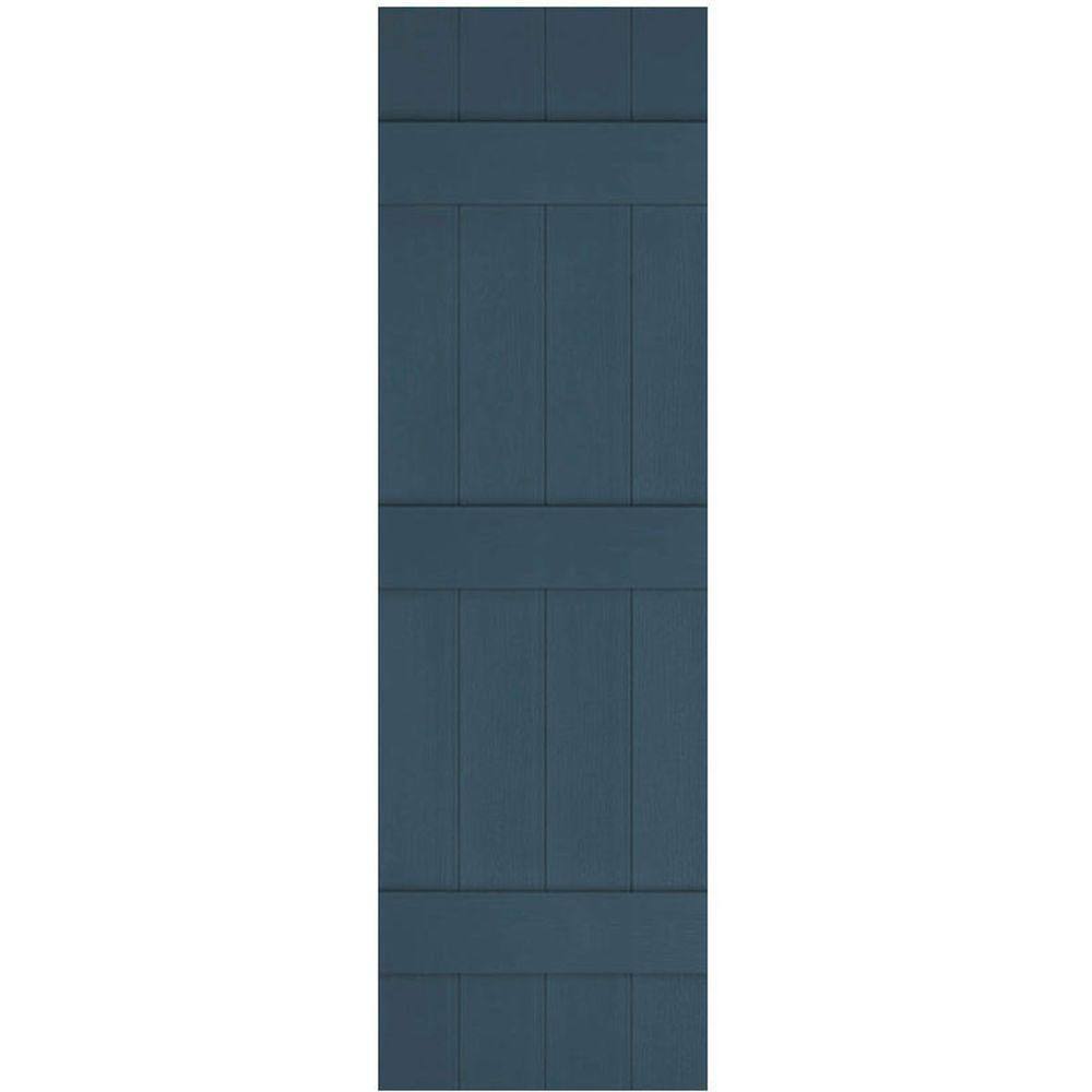 Ekena Millwork 14 in. x 55 in. Lifetime Vinyl Standard Four Board