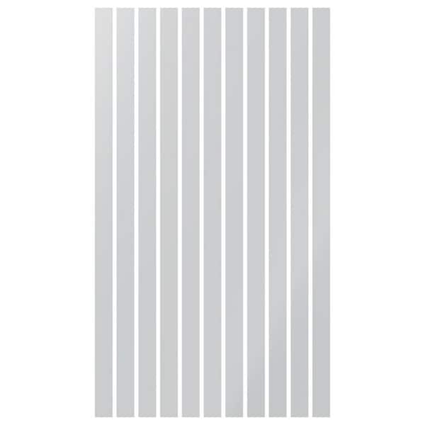 Ekena Millwork Adjustable Slat Wall 1/8 in. T x 4 ft. W x 8 ft. L White Acrylic Decorative Wall Paneling (11-Pack)