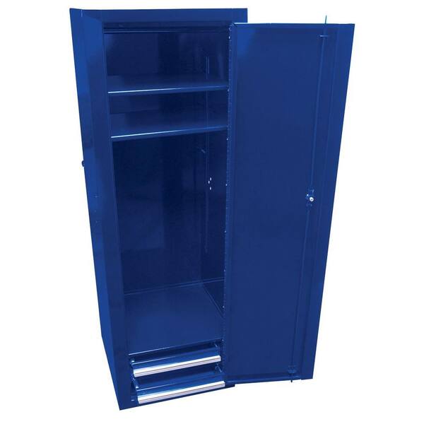 Homak Professional 18 in. 2-Drawer Side Chest in Blue