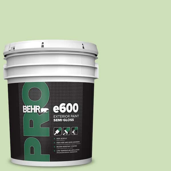 BEHR PRO 5 gal. #430C-3 Peridot Semi-Gloss Exterior Paint