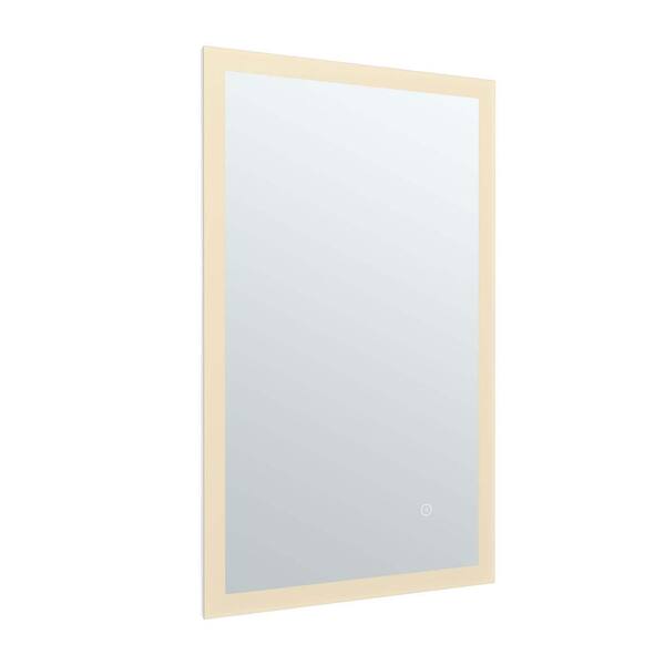 Fine Fixtures 18 In W X 30 H Small, How To Hang Bathroom Mirror From Ceiling