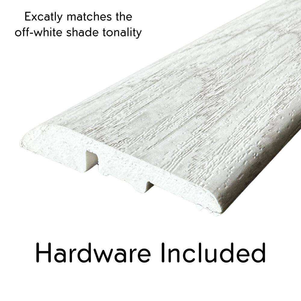 Hydrostop Old Navy Ocean 0.2 in. T x 1.8 in. W x 94 in. L Waterproof PVC Reducer Molding price history on PriceWatchPro