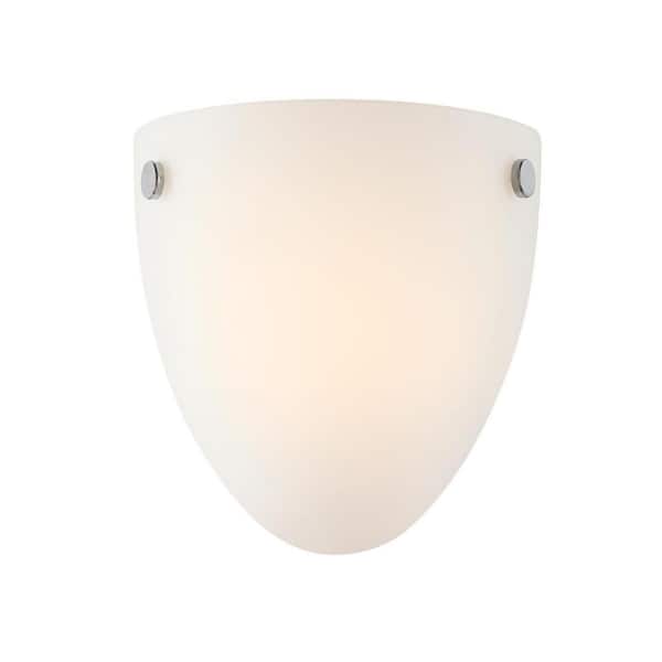 Westinghouse Lehigh 1-Light Brushed Nickel Dimmable Integrated LED Wall Sconce with Selectable Color Temperature