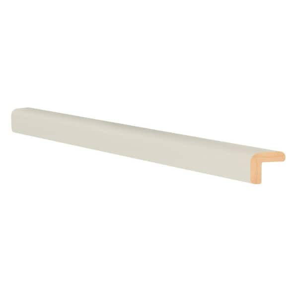 Hampton Bay Designer Series Melvern 1 in. W x 96 in. H Outside Corner Moulding in Cloud