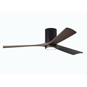 Irene 60 in. LED Indoor/Outdoor Damp Matte Black Ceiling Fan with Light with Remote Control and Wall Control