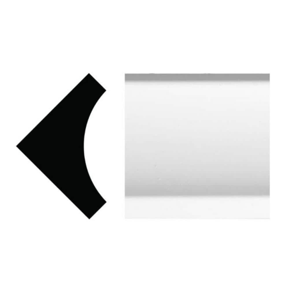 Echon 5093 3/4 in. x 3/4 in. x 96 in. PVC Composite Inside Corner Molding 10089090 The Home Depot