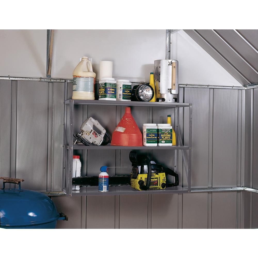 Electro-Galvanized Steel Three-Tier Shelf Kit for Sheds