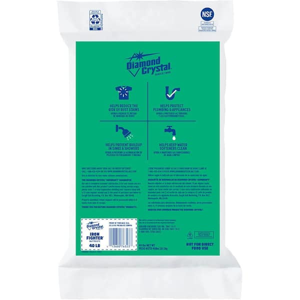 Diamond Crystal lb Iron Fighter Water Softener Salt 100012466